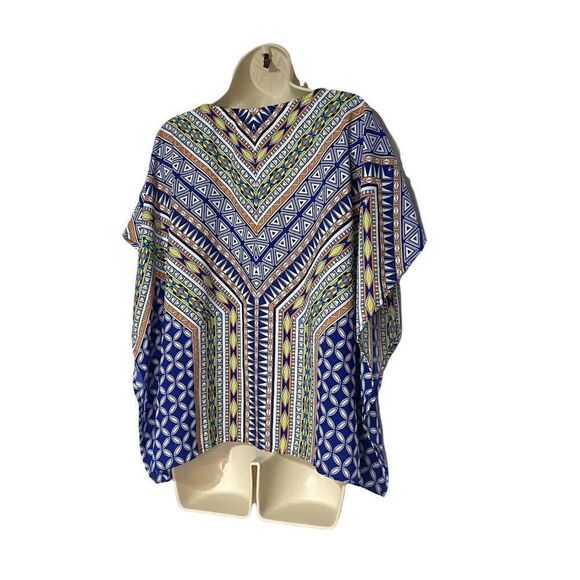 Miami Women’s Geometric Pattern Blouse Size Medium - Picture 5 of 14